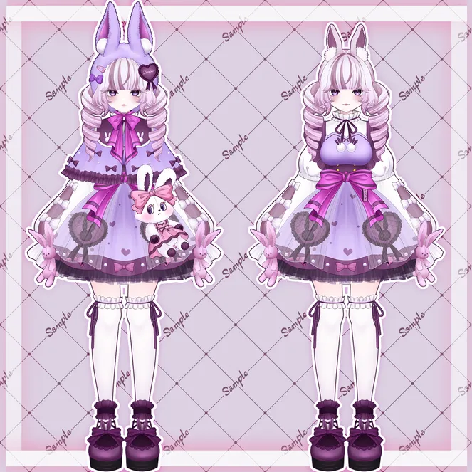 Vtuber用Live2Dモデル