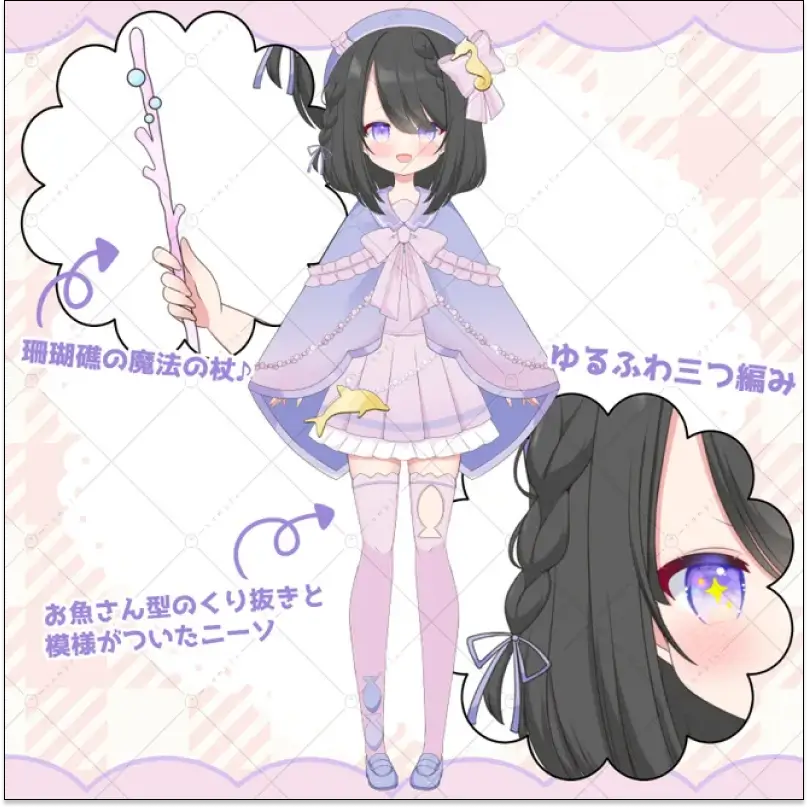 Vtuber用Live2Dモデル