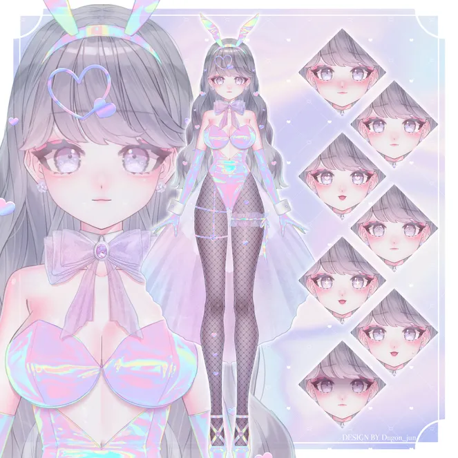 Vtuber用Live2Dモデル