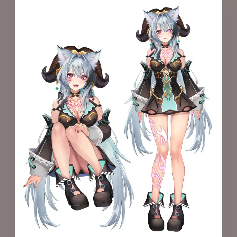 Vtuber用Live2Dモデル