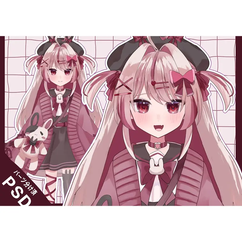 Vtuber用Live2Dモデル